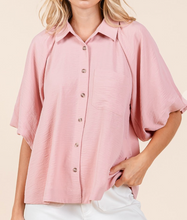Load image into Gallery viewer, Airflow Button Up Top **2 COLORS**
