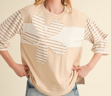 Load image into Gallery viewer, Daisy Patch Striped Top **2 COLORS**
