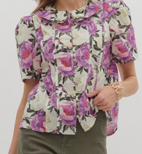 Load image into Gallery viewer, Orchid Floral Top
