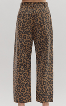 Load image into Gallery viewer, Leopard Barrel Jeans
