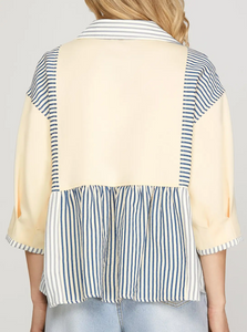Mix Striped Top **3 COLORS**