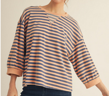 Load image into Gallery viewer, Striped Top **3 COLORS** - PLUS
