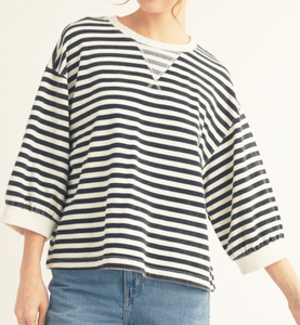 Striped Top **3 COLORS** - PLUS
