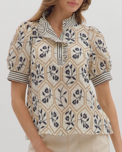 Load image into Gallery viewer, Floral Embroidered Top **2 COLORS**
