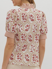 Load image into Gallery viewer, Floral Embroidered Top **2 COLORS**
