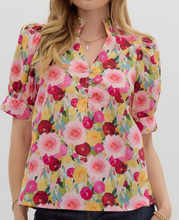 Load image into Gallery viewer, Floral Top **2 COLORS** - PLUS
