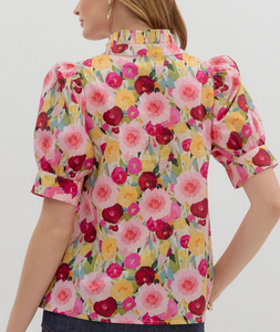 Floral Top **2 COLORS** - PLUS