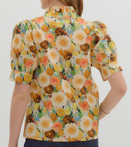 Floral Top **2 COLORS** - PLUS