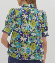 Load image into Gallery viewer, Floral Scallop Trim Top **3 COLORS**
