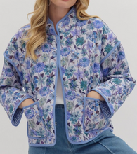 Load image into Gallery viewer, Floral Quilted Jacket **2 COLORS**
