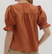 Load image into Gallery viewer, Smocked Top **2 COLORS**
