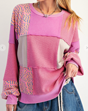 Load image into Gallery viewer, Patchwork Pullover **2 COLORS**
