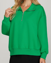 Load image into Gallery viewer, 1/4 Zip Pullover **3 COLORS**
