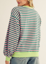 Load image into Gallery viewer, Striped Sweatshirt ** 2 COLORS**
