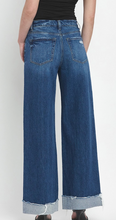 Load image into Gallery viewer, Cuffed Baggy Wide Leg Vervet Jeans
