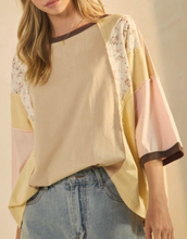 Load image into Gallery viewer, Floral Panel Top **2 COLORS** - PLUS
