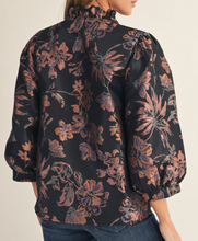 Load image into Gallery viewer, Jacquard Floral Top **2 COLORS**
