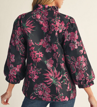 Load image into Gallery viewer, Jacquard Floral Top **2 COLORS**
