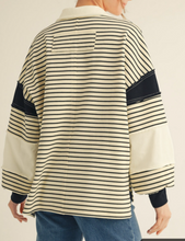 Load image into Gallery viewer, Striped Collared Top

