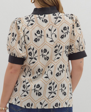 Load image into Gallery viewer, Floral Puff Sleeve Top **2 COLORS**

