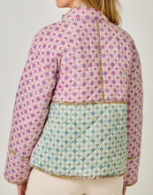 Load image into Gallery viewer, Mixed Media Quilted Jacket **2 COLORS**
