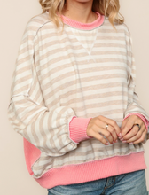 Load image into Gallery viewer, Striped Colorblock Top **3 COLOR**
