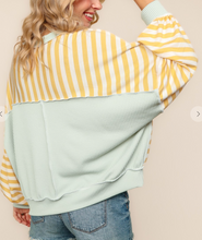 Load image into Gallery viewer, Striped Colorblock Top **3 COLOR**
