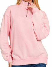 Load image into Gallery viewer, Acid Wash 1/4 Zip **3 COLORS**
