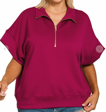 Load image into Gallery viewer, Scuba 1/4 Zip **3 COLORS** - PLUS
