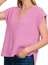 Load image into Gallery viewer, Vneck Sweater Vest **4 COLORS**
