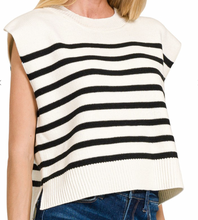 Load image into Gallery viewer, Striped Sweater Vest **8 COLORS**
