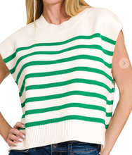 Load image into Gallery viewer, Striped Sweater Vest **8 COLORS**
