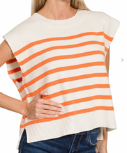 Load image into Gallery viewer, Striped Sweater Vest **8 COLORS**
