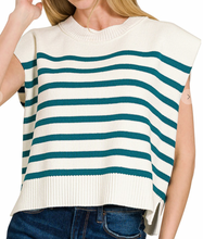 Load image into Gallery viewer, Striped Sweater Vest **8 COLORS**
