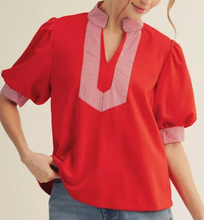 Load image into Gallery viewer, Striped Contrast Top ** 5 COLORS **
