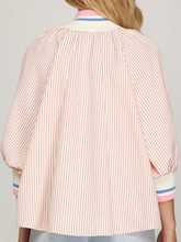Load image into Gallery viewer, Striped 1/4 Zip Top ** 3 COLORS **
