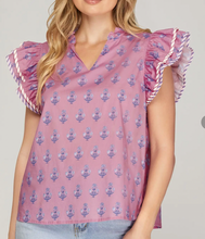 Load image into Gallery viewer, Pink Printed Top
