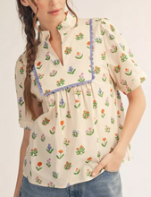 Load image into Gallery viewer, Natural Floral Top
