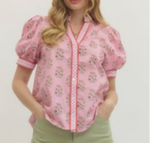 Load image into Gallery viewer, Pink Floral Top
