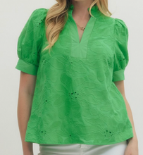 Load image into Gallery viewer, Floral Embroidered Top ** 4 COLORS **
