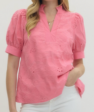 Load image into Gallery viewer, Floral Embroidered Top ** 4 COLORS **
