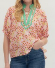 Load image into Gallery viewer, Dot Print Dolman Sleeve Top ** 2 COLORS ** - PLUS
