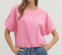 Load image into Gallery viewer, Drawstring Hem Top ** 3 COLORS **
