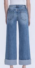 Load image into Gallery viewer, Lovervet High Rise Wide Leg Cuffed Jeans **PLUS**
