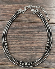 Load image into Gallery viewer, 17" 3 Strand Polished Necklace
