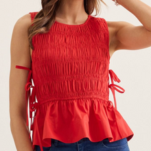Load image into Gallery viewer, Smocked Bow Detail Top **4 COLORS**
