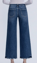 Load image into Gallery viewer, High Rise Dark Wash Wide Leg Ankle Lovervet Jeans
