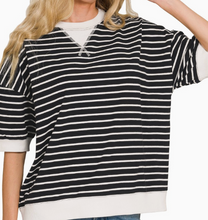 Load image into Gallery viewer, Ribbed Striped Pullover **5 COLORS**
