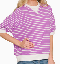 Load image into Gallery viewer, Ribbed Striped Pullover **5 COLORS**
