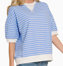 Load image into Gallery viewer, Ribbed Striped Pullover **5 COLORS**
